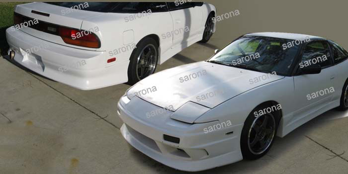 Custom Nissan 240SX  Coupe Body Kit (1989 - 1994) - $890.00 (Manufacturer Sarona, Part #NS-029-KT)